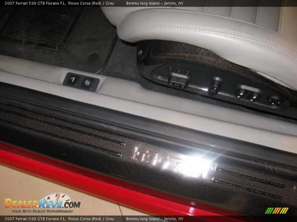 2007 Ferrari 599 GTB Fiorano F1 Rosso Corsa (Red) / Grey Photo #12