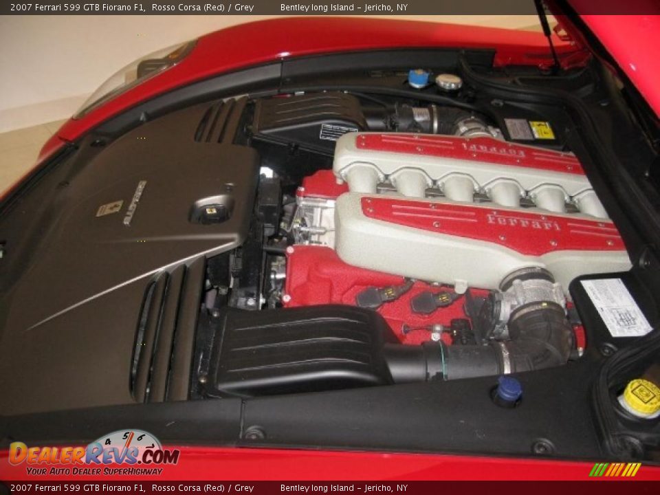 2007 Ferrari 599 GTB Fiorano F1 6.0 Liter DOHC 48-Valve VVT V12 Engine Photo #38