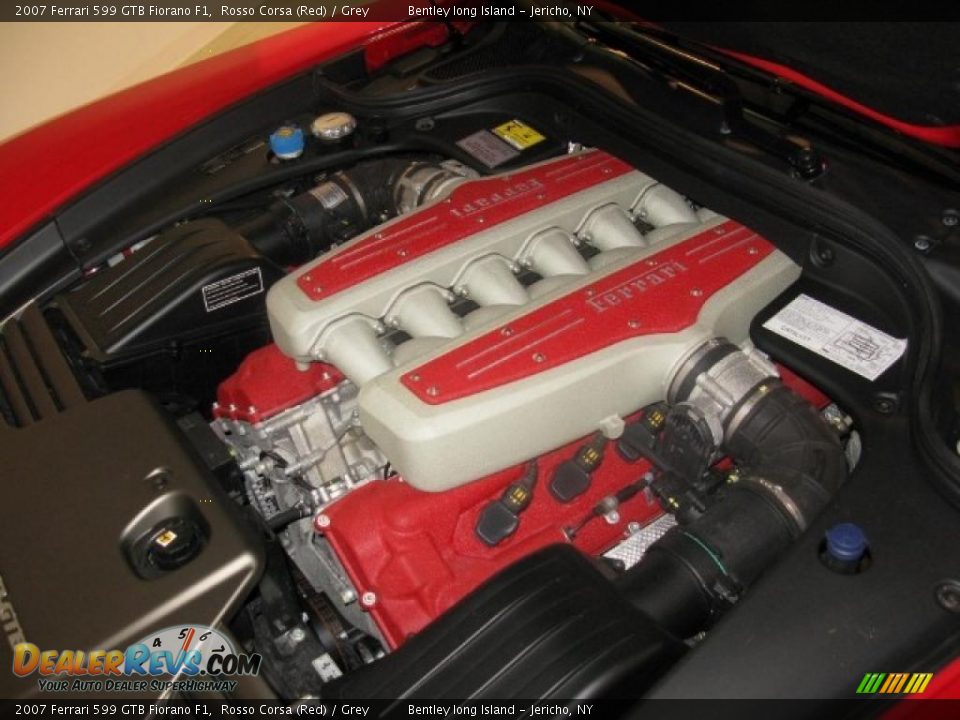 2007 Ferrari 599 GTB Fiorano F1 6.0 Liter DOHC 48-Valve VVT V12 Engine Photo #39
