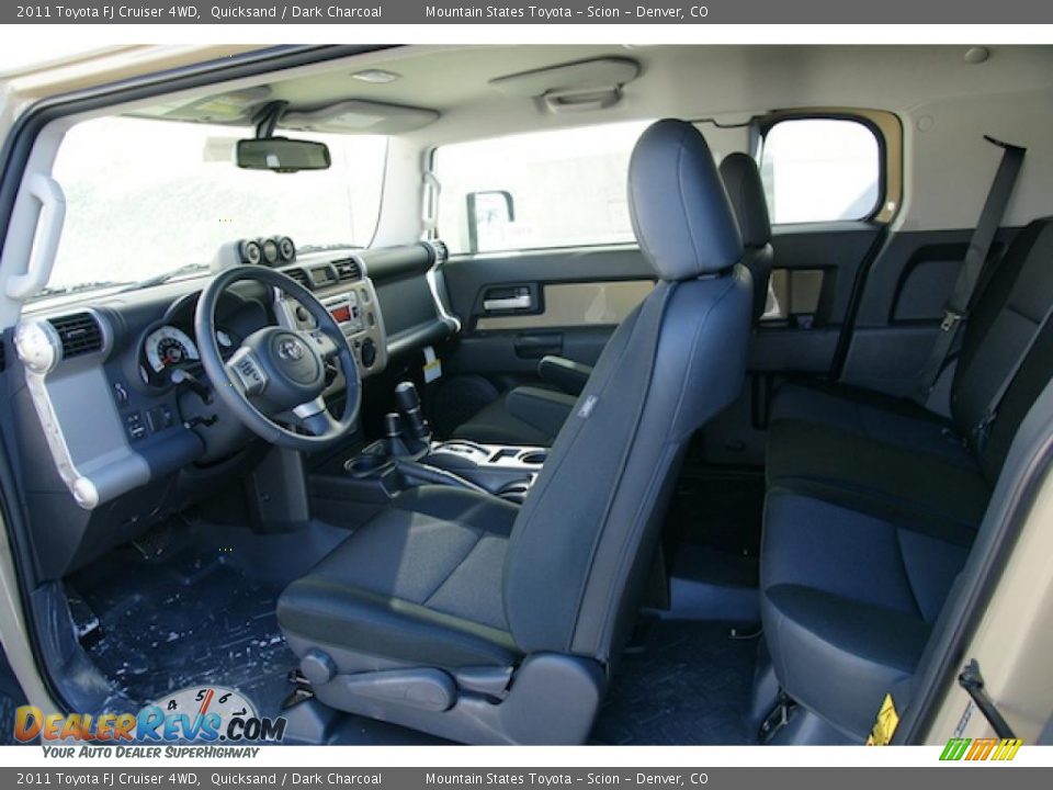 Dark Charcoal Interior - 2011 Toyota FJ Cruiser 4WD Photo #5