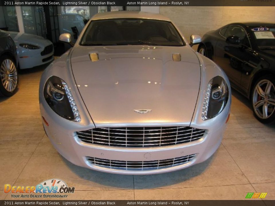 Lightning Silver 2011 Aston Martin Rapide Sedan Photo #2
