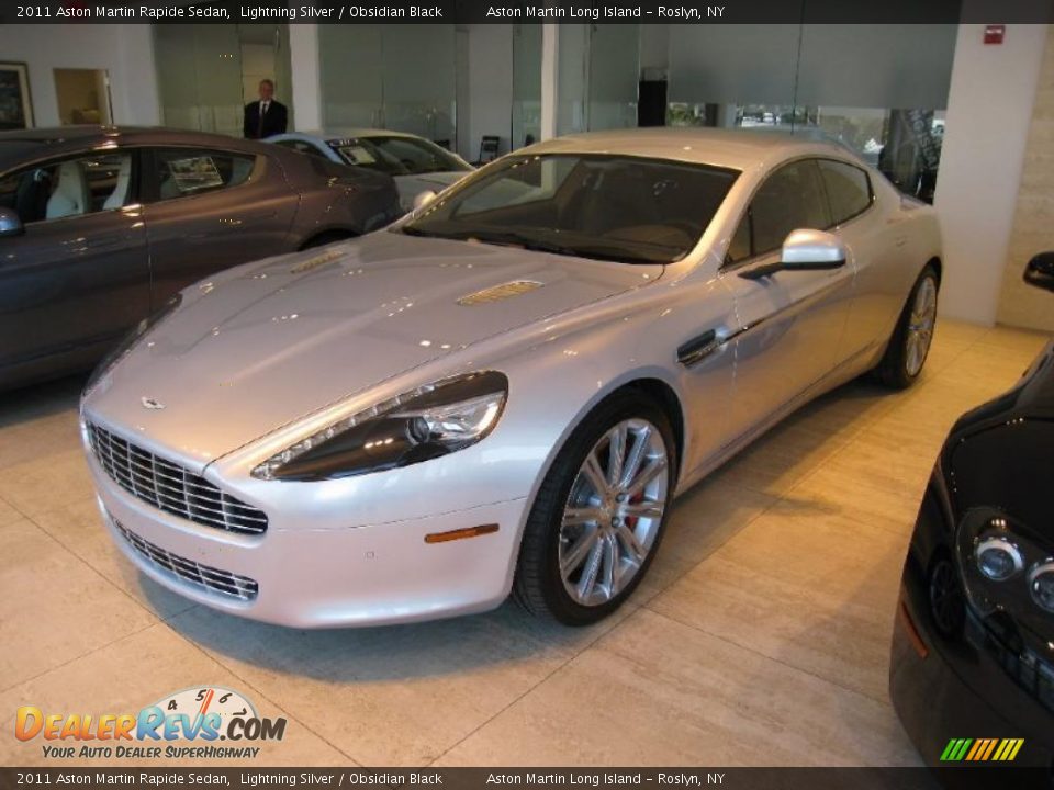 Lightning Silver 2011 Aston Martin Rapide Sedan Photo #3