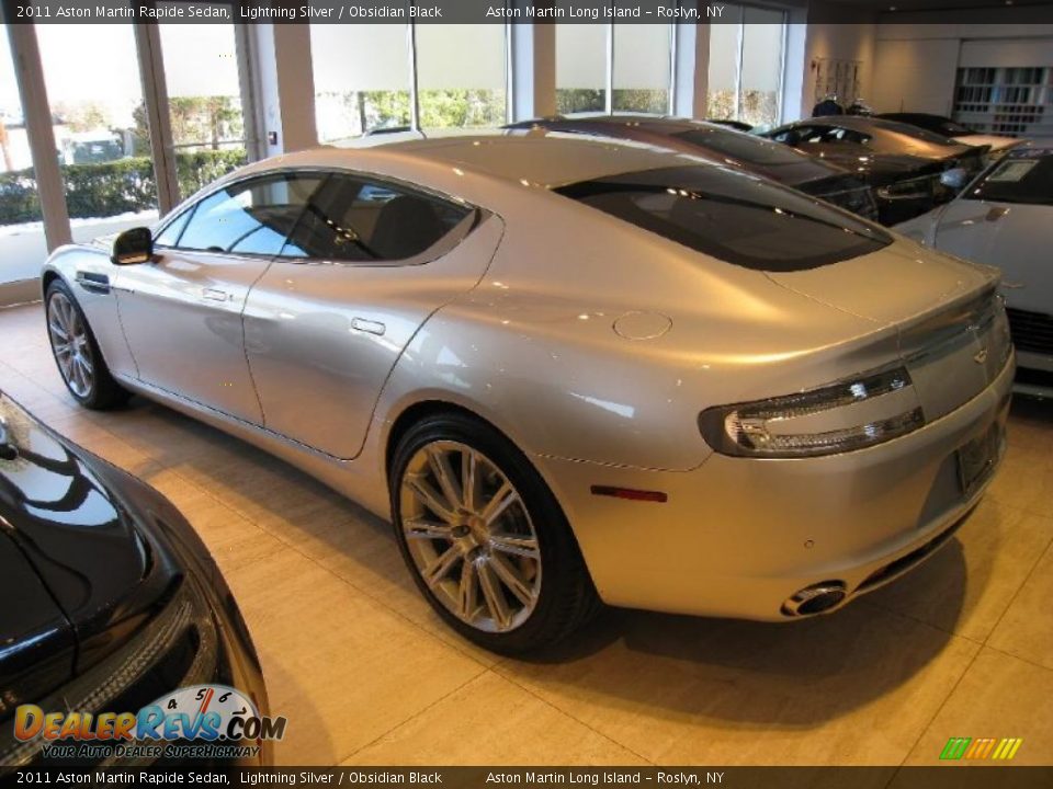 Lightning Silver 2011 Aston Martin Rapide Sedan Photo #4