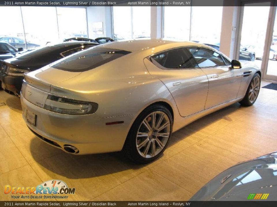 Lightning Silver 2011 Aston Martin Rapide Sedan Photo #5
