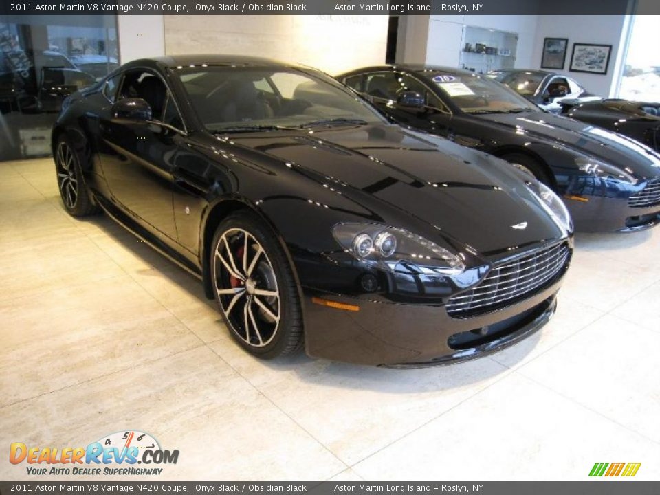 2011 Aston Martin V8 Vantage N420 Coupe Onyx Black / Obsidian Black Photo #1