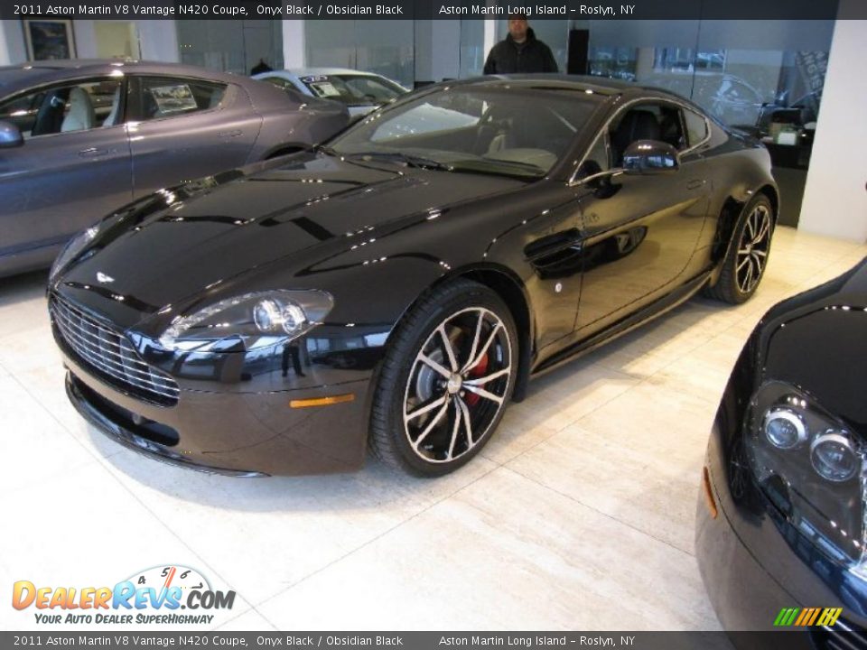 Front 3/4 View of 2011 Aston Martin V8 Vantage N420 Coupe Photo #3