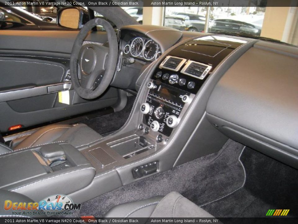 Dashboard of 2011 Aston Martin V8 Vantage N420 Coupe Photo #6