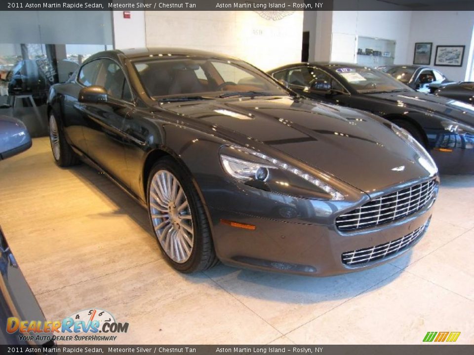 Front 3/4 View of 2011 Aston Martin Rapide Sedan Photo #1