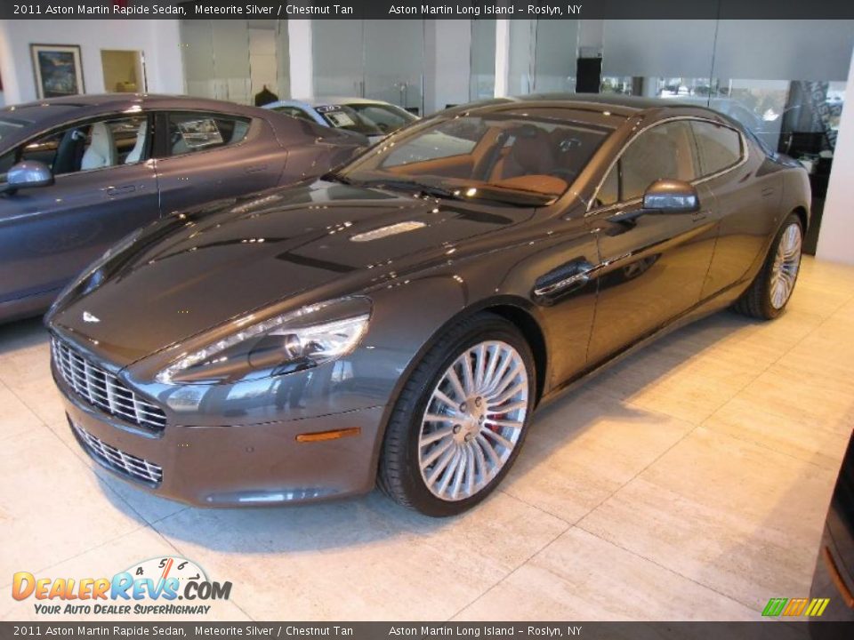 Front 3/4 View of 2011 Aston Martin Rapide Sedan Photo #3