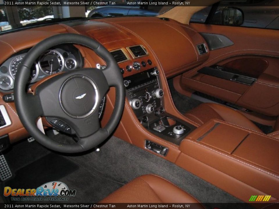 Chestnut Tan Interior - 2011 Aston Martin Rapide Sedan Photo #6