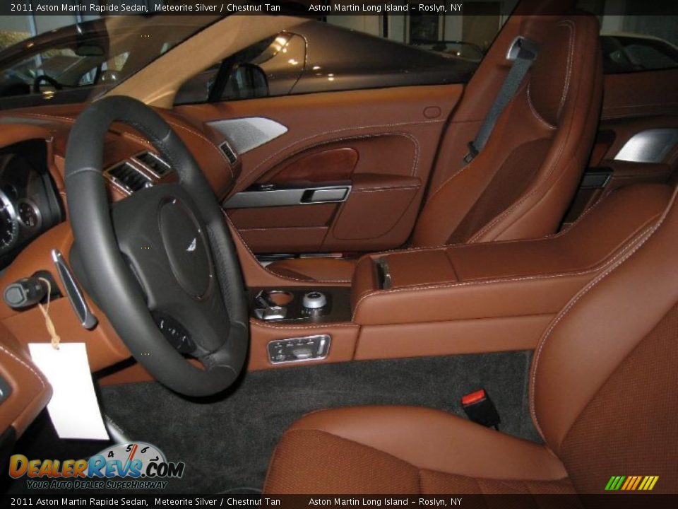 Chestnut Tan Interior - 2011 Aston Martin Rapide Sedan Photo #7