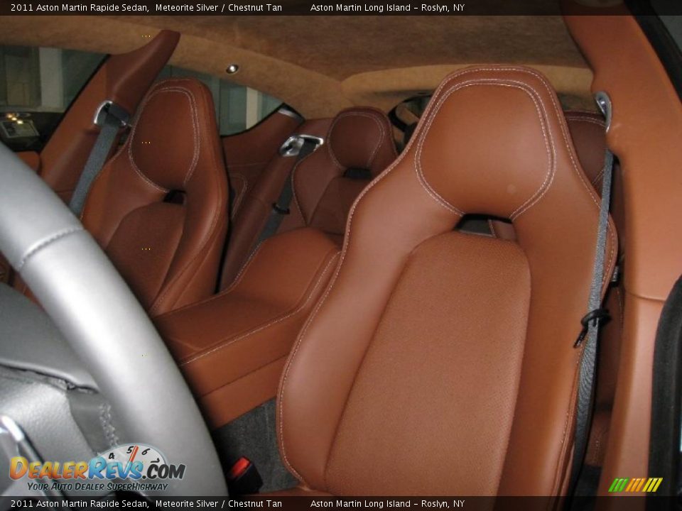 Chestnut Tan Interior - 2011 Aston Martin Rapide Sedan Photo #8