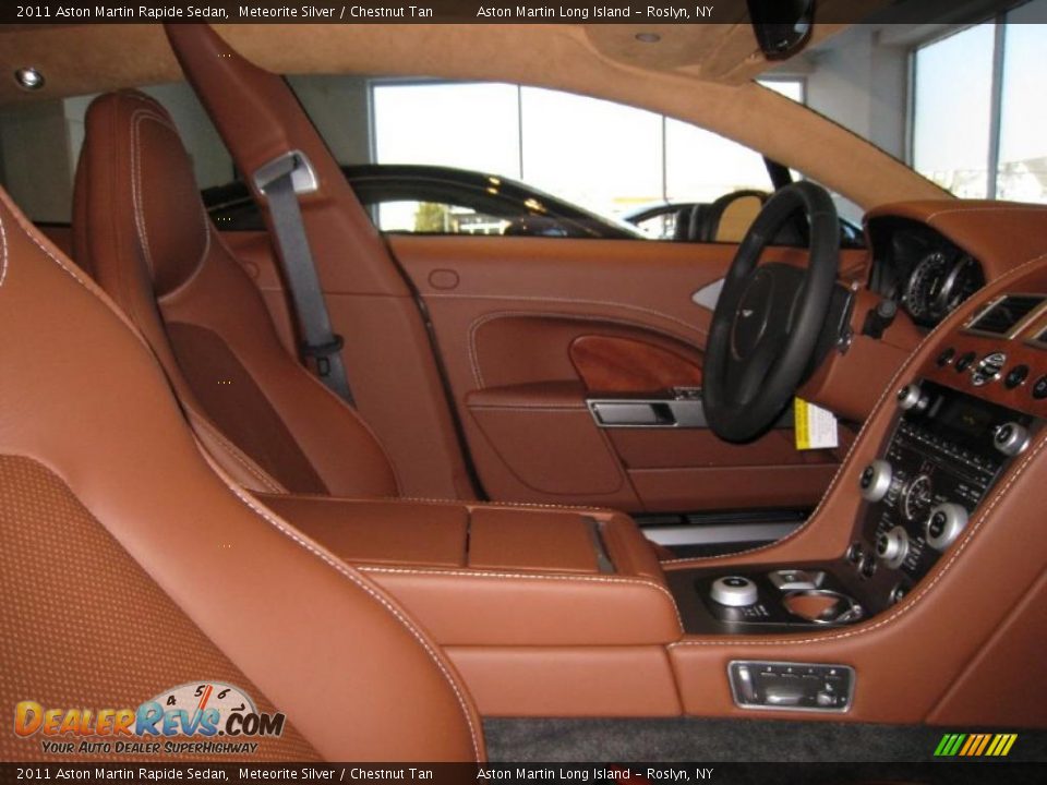 Chestnut Tan Interior - 2011 Aston Martin Rapide Sedan Photo #12