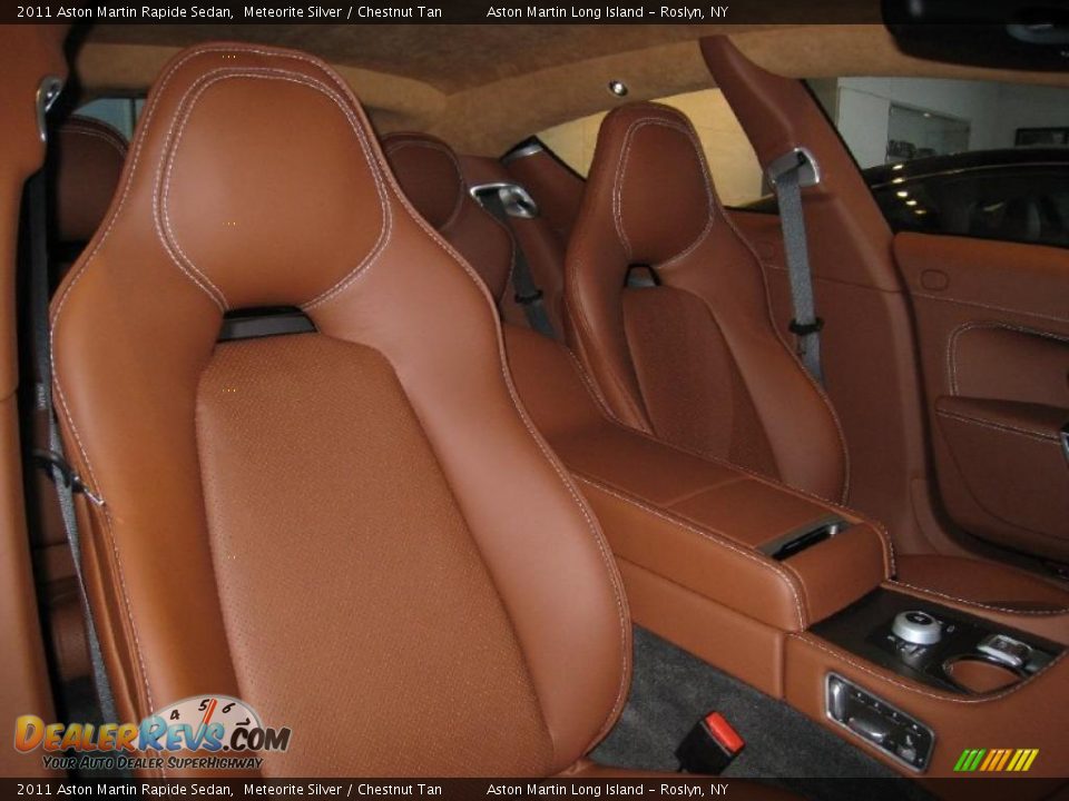 Chestnut Tan Interior - 2011 Aston Martin Rapide Sedan Photo #13