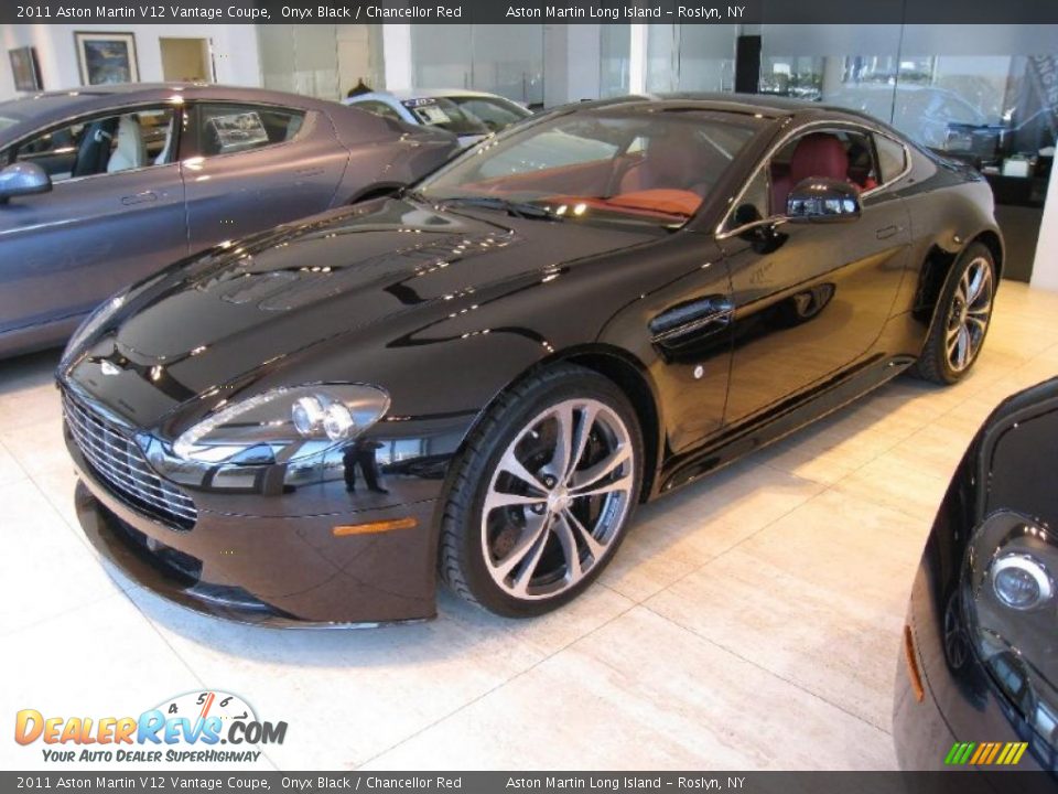 Front 3/4 View of 2011 Aston Martin V12 Vantage Coupe Photo #3
