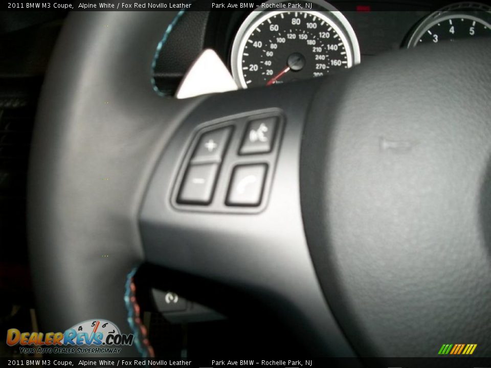 2011 BMW M3 Coupe Alpine White / Fox Red Novillo Leather Photo #16