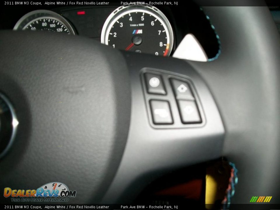 2011 BMW M3 Coupe Alpine White / Fox Red Novillo Leather Photo #17