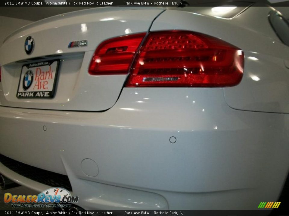 2011 BMW M3 Coupe Alpine White / Fox Red Novillo Leather Photo #22