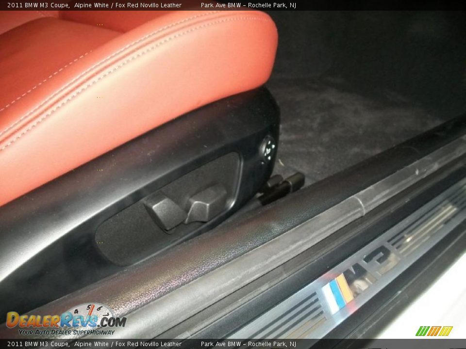 2011 BMW M3 Coupe Alpine White / Fox Red Novillo Leather Photo #26