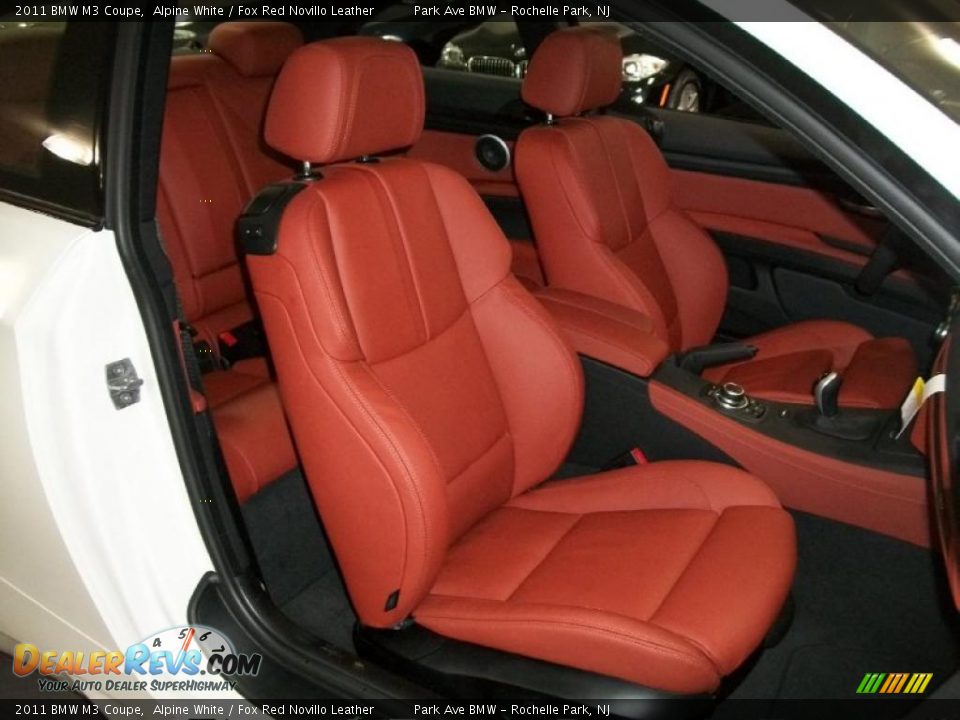 Fox Red Novillo Leather Interior - 2011 BMW M3 Coupe Photo #28