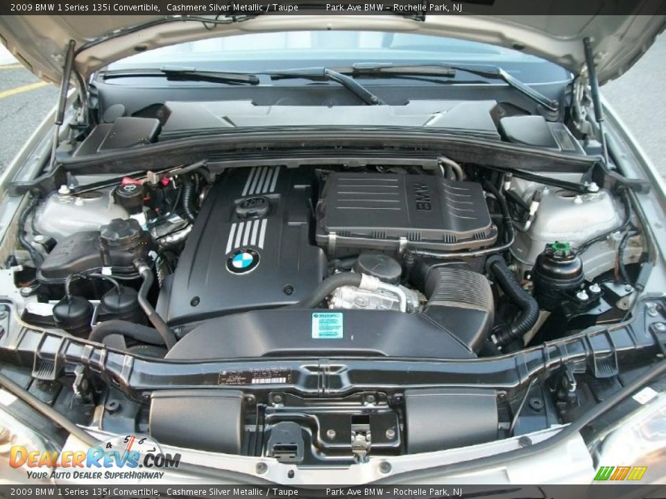 2009 BMW 1 Series 135i Convertible 3.0 Liter Twin-Turbocharged DOHC 24-Valve VVT Inline 6 Cylinder Engine Photo #29