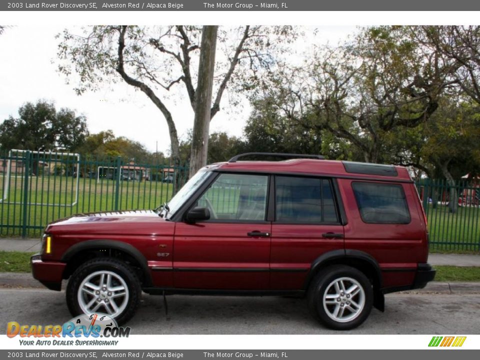 2003 Land Rover Discovery SE Alveston Red / Alpaca Beige Photo #3