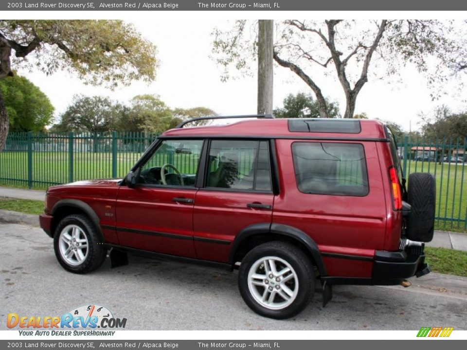 2003 Land Rover Discovery SE Alveston Red / Alpaca Beige Photo #5