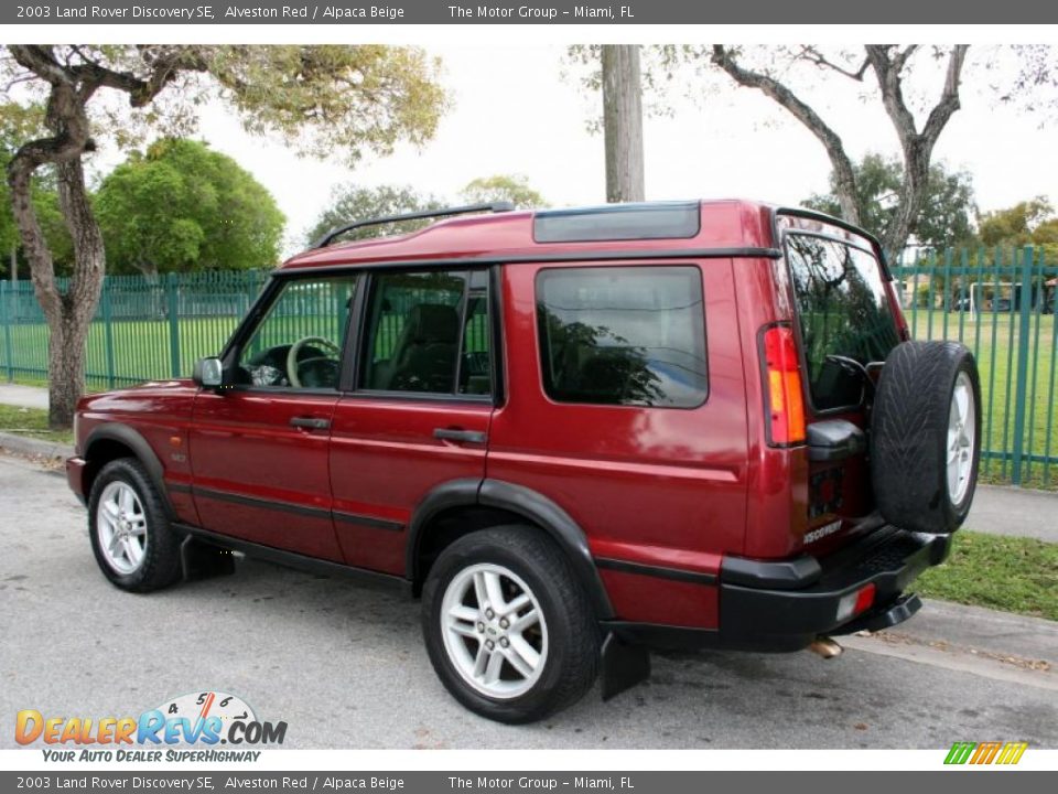 2003 Land Rover Discovery SE Alveston Red / Alpaca Beige Photo #6