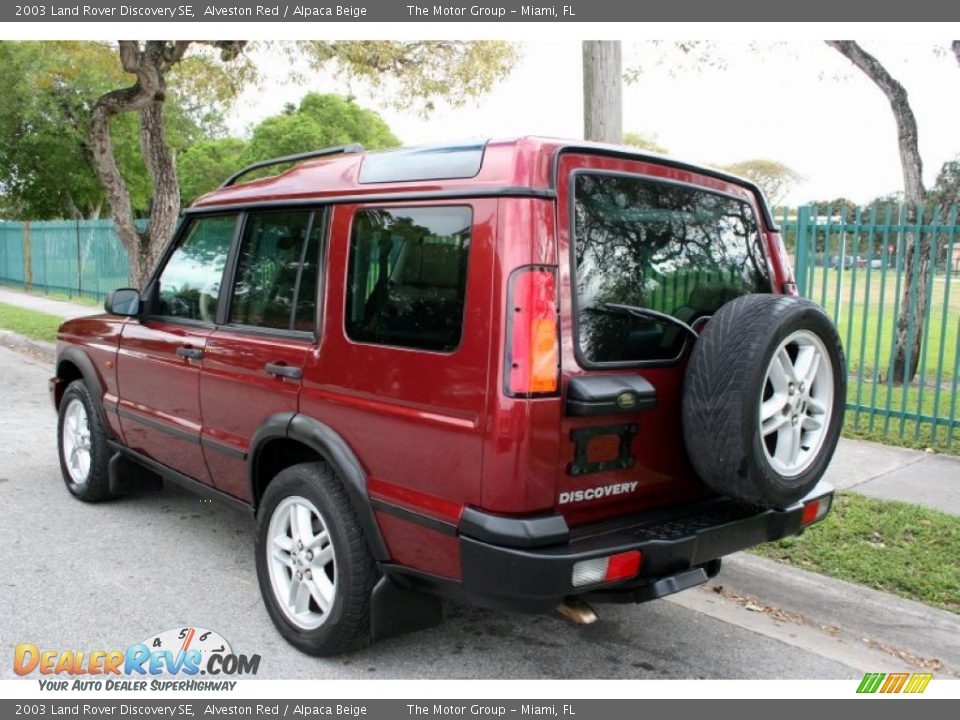 2003 Land Rover Discovery SE Alveston Red / Alpaca Beige Photo #7