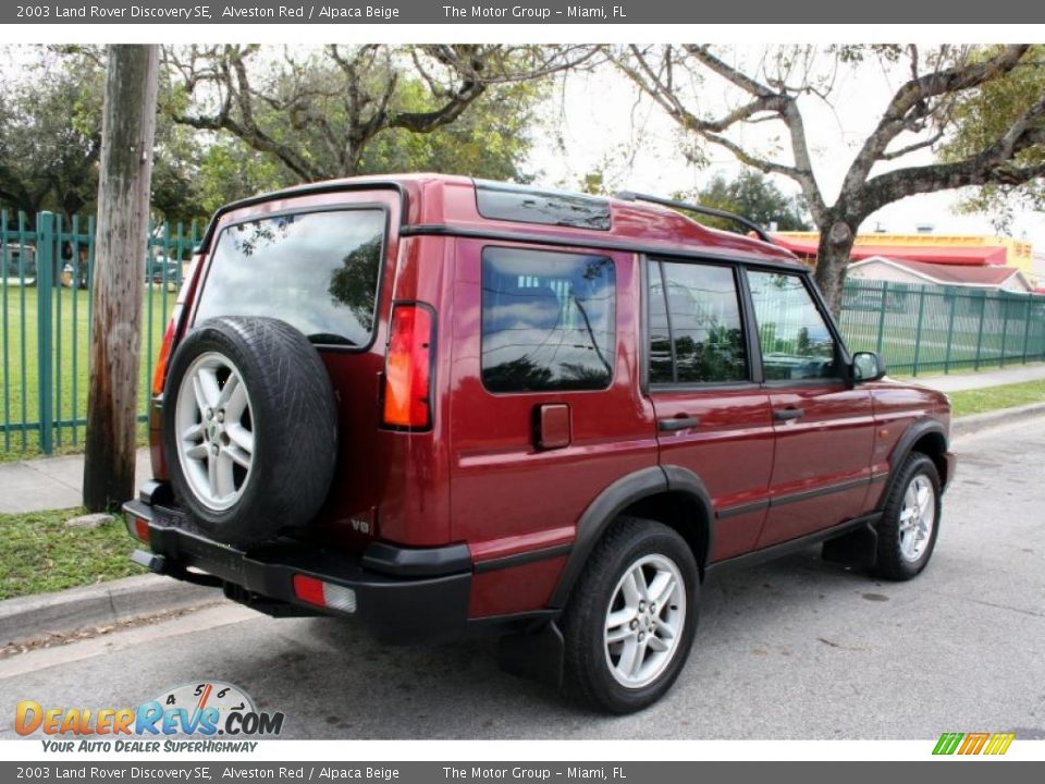 2003 Land Rover Discovery SE Alveston Red / Alpaca Beige Photo #8