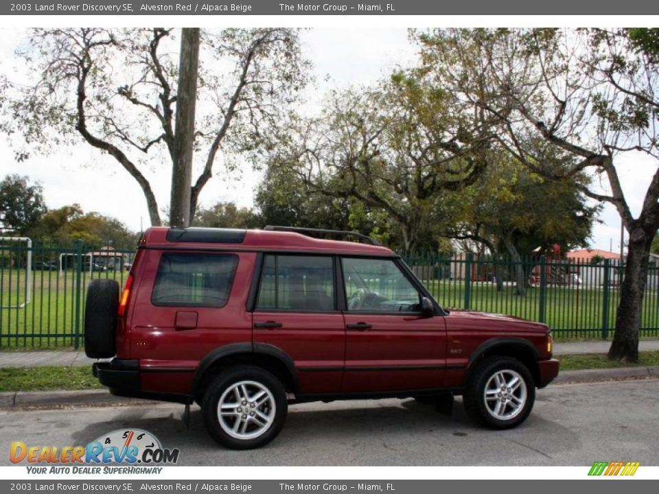 2003 Land Rover Discovery SE Alveston Red / Alpaca Beige Photo #9