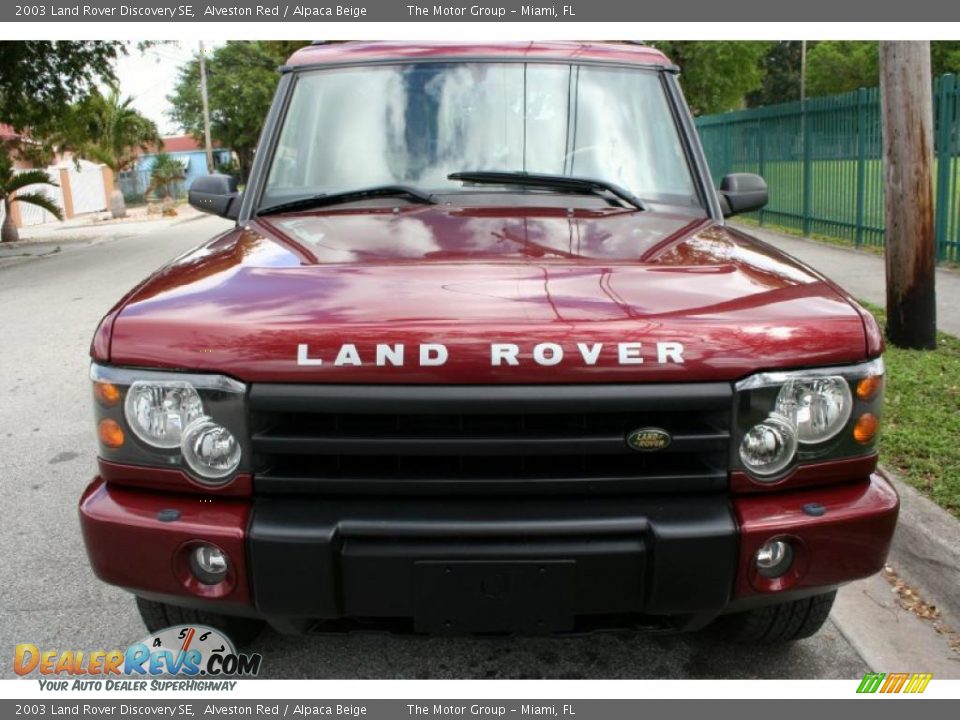 2003 Land Rover Discovery SE Alveston Red / Alpaca Beige Photo #15