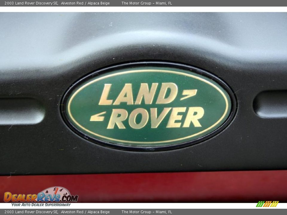 2003 Land Rover Discovery SE Alveston Red / Alpaca Beige Photo #16