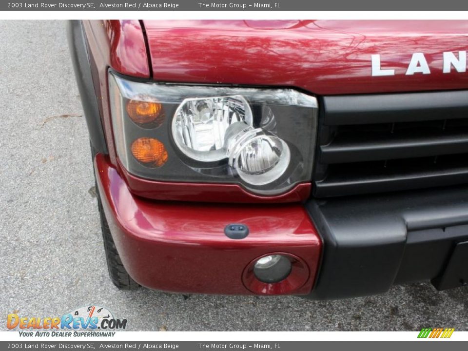 2003 Land Rover Discovery SE Alveston Red / Alpaca Beige Photo #17