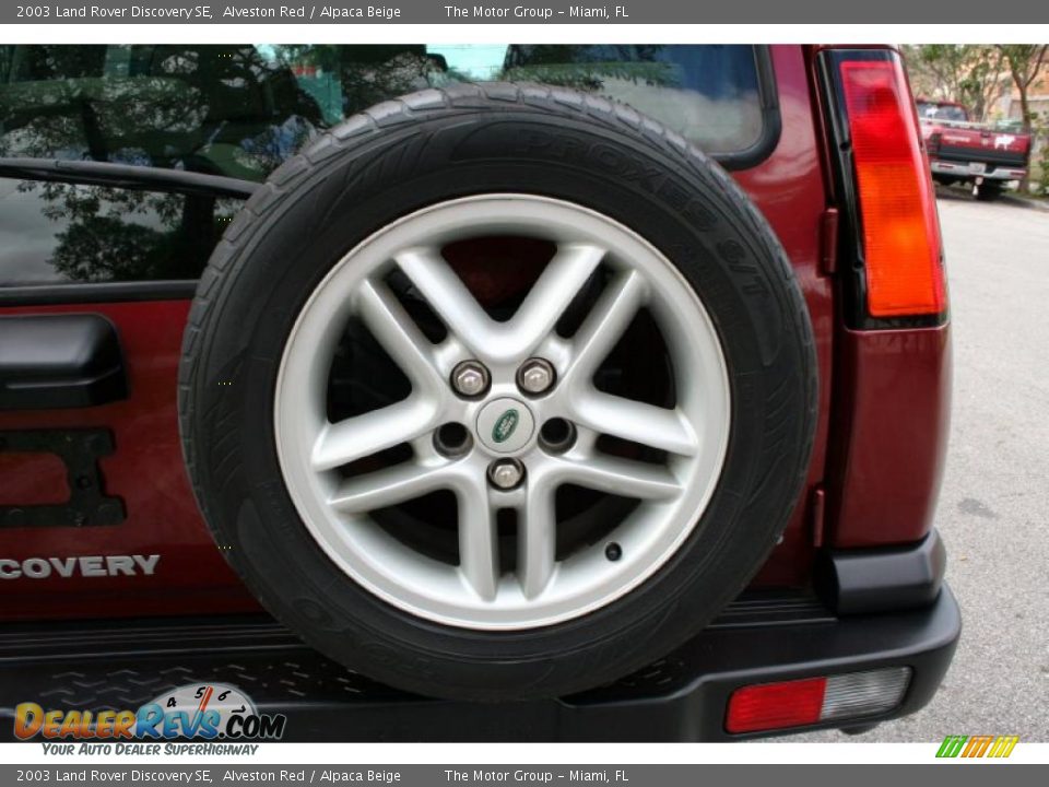2003 Land Rover Discovery SE Alveston Red / Alpaca Beige Photo #19
