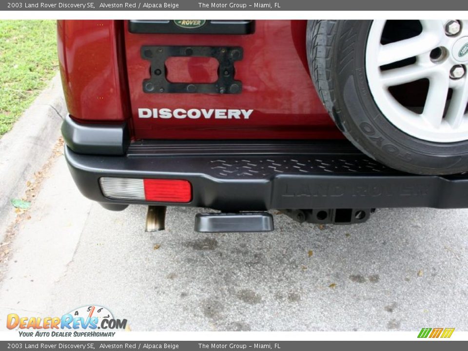 2003 Land Rover Discovery SE Alveston Red / Alpaca Beige Photo #21