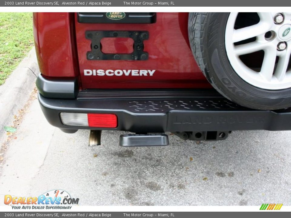 2003 Land Rover Discovery SE Alveston Red / Alpaca Beige Photo #22