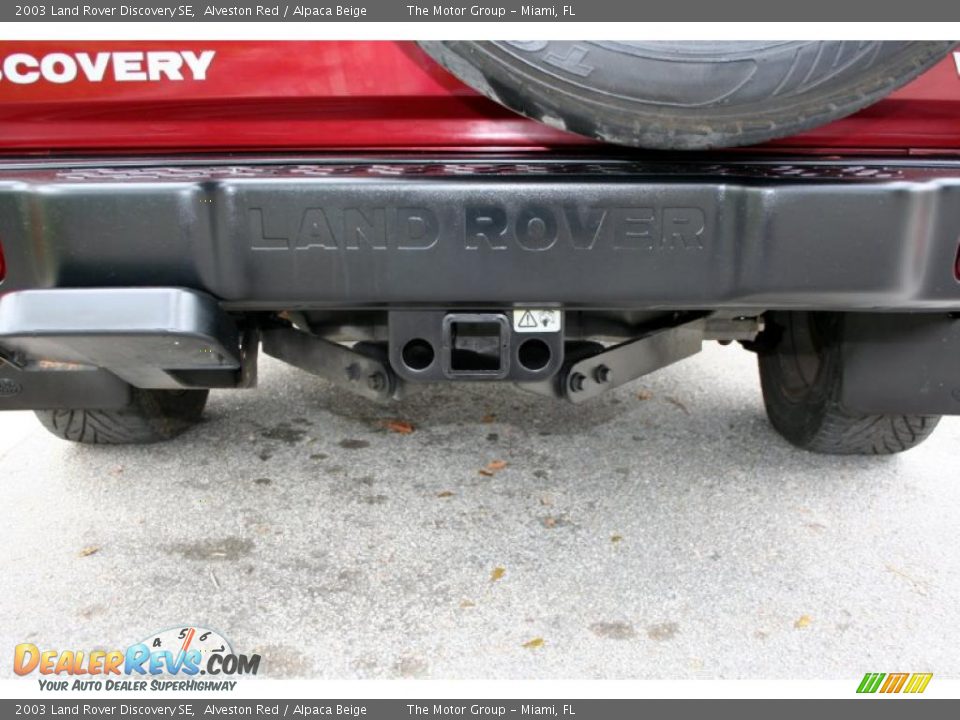2003 Land Rover Discovery SE Alveston Red / Alpaca Beige Photo #23