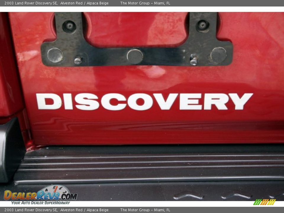 2003 Land Rover Discovery SE Alveston Red / Alpaca Beige Photo #24