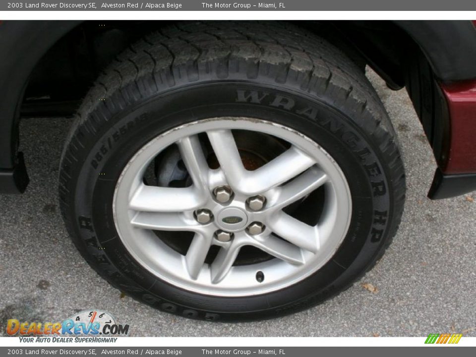 2003 Land Rover Discovery SE Alveston Red / Alpaca Beige Photo #28