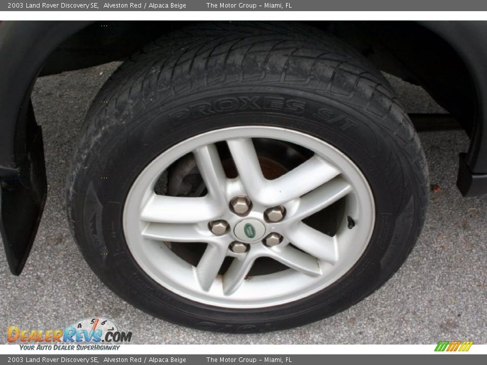 2003 Land Rover Discovery SE Alveston Red / Alpaca Beige Photo #29