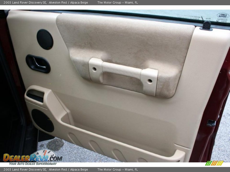 2003 Land Rover Discovery SE Alveston Red / Alpaca Beige Photo #32