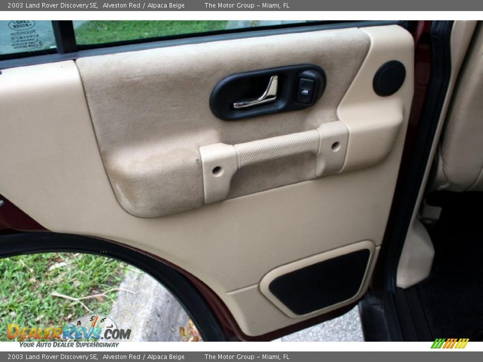 2003 Land Rover Discovery SE Alveston Red / Alpaca Beige Photo #33