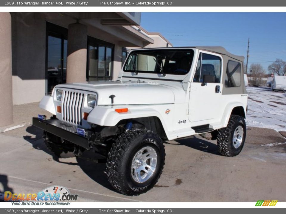 White 1989 Jeep Wrangler Islander 4x4 Photo #20