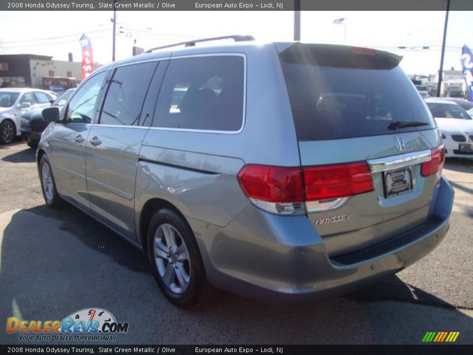 2008 Honda Odyssey Touring Slate Green Metallic / Olive Photo #3
