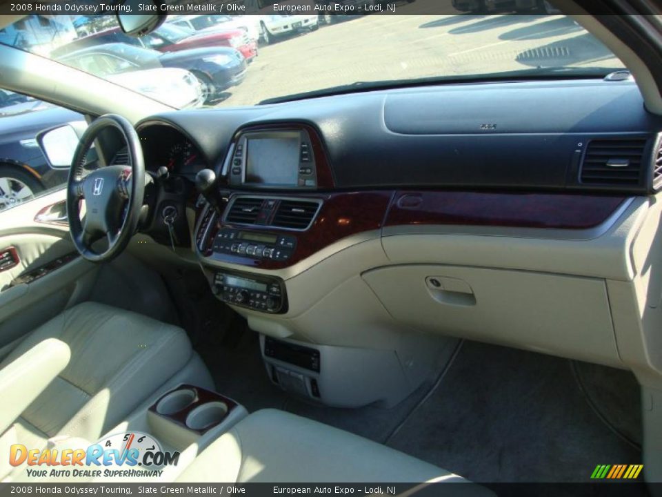 2008 Honda Odyssey Touring Slate Green Metallic / Olive Photo #6