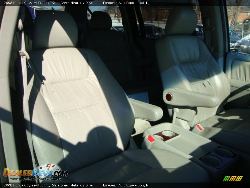 2008 Honda Odyssey Touring Slate Green Metallic / Olive Photo #7