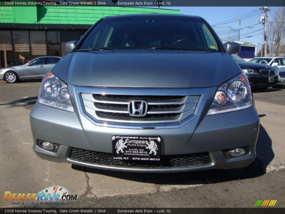 2008 Honda Odyssey Touring Slate Green Metallic / Olive Photo #9