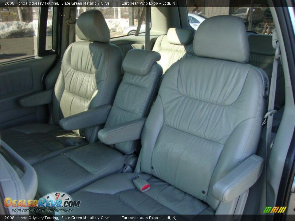 2008 Honda Odyssey Touring Slate Green Metallic / Olive Photo #11