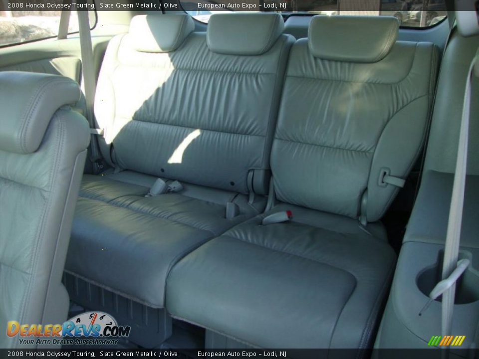 2008 Honda Odyssey Touring Slate Green Metallic / Olive Photo #12